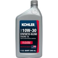 Kohler Synthentic Blend, SAE 10W30 OIL, 25 357 64-S, 1 Quart