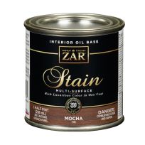 Zar Interior Oil Base Stain, 11906, Mocha, 1/2 Pint