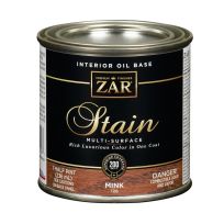 Zar Interior Oil Base Stain, 12806, Mink, 1/2 Pint