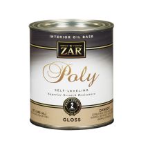 Zar Interior Oil Base Polyurethane, Gloss, 32812, 1 Quart