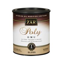 Zar Interior Oil Modified Urethane Poly OMU, Gloss, 36012, 1 Quart