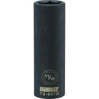 DEWALT 6-Point 1/2 Drive Deep Impact Socket, DWMT73937OSP, 11/16 IN