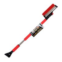 Simoniz Telescopic Multi-Position Snow Brush with Squeegee & Scraper, 60 IN, 01944