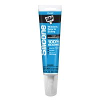 DAP 100% Silicone Window, Door & Siding Sealant, 7079800753, Clear, 2.8 OZ