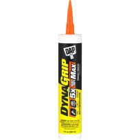 DAP DynaGrip Heavy Duty Max Construction Adhesive, 7079827511, White, 9 OZ