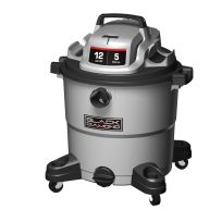 Black Diamond Wet / Dry Vacuum, 5 HP, VOC1210PF 3801, 12 Gallon