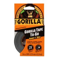 Gorilla Tape-To-Go, 6100109, Black, 30 FT