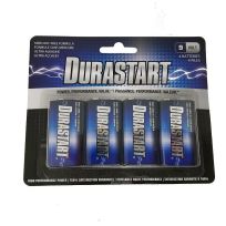 Durastart Alkaline Battery, 4-Pack, DS-9V4ALK, 9V