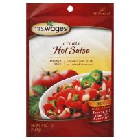 Mrs. Wages Hot Salsa Tomato Mix, W573-J7425, 4 OZ