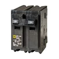 Square D Homeline Circuit Breaker 2-Pole, 20A, 120 / 240 V, 10 kA, HOM220CP