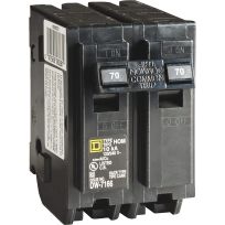 Square D Homeline Circuit Breaker 2-Pole, 70A, 120 / 240 V, 10 kA, HOM270CP