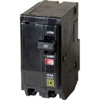 Square D Circuit Breaker QO 2-Pole, 40A, 120 / 240 V, 10 kA, QO240CP