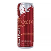 Red Bull The Peach Edition Energy Drink, Peach-Nectarine, RB224825, 12 OZ