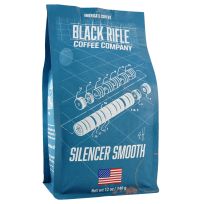 Black Rifle Coffee Silencer Smooth Ground, Light Roast, 30-132-12G, 12 OZ