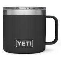 YETI® Rambler® Mug with Magslider™ Lid, 21071500593, Black, 14 OZ