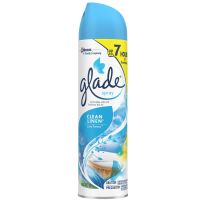 Glade Clean Linen Scent Aerosol Spray, 73332, 8 OZ