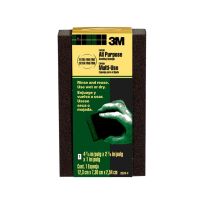 3M Large Area Sanding Sponge, 4-7/8 IN x 2-7/8 IN x 1 IN, Extra Fine / Fine Grit, DSXF-F