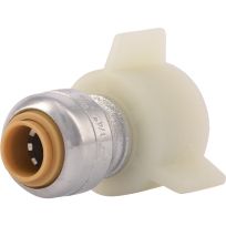 SharkBite Faucet Connector, 1/4 IN x 1/2 IN, U3525LFA