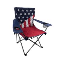 Black Sierra Equipment Old Glory XL Padded Partriotic Chair, PQACH-006-FLG