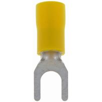 Dorman 12-10 Gauge Spade Terminal, No. 10, Yellow, 13-Pack, 85425