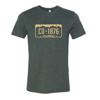 Homeplace Apparel Men's Colorado License Short Sleeve T-Shirt