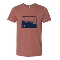 Homeplace Apparel Men's Colorado Classic Mountains Short Sleeve T-Shirt