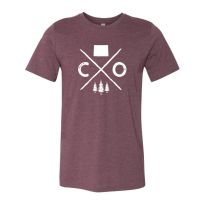 Homeplace Apparel Men's Colorado Logo Short Sleeve T-Shirt