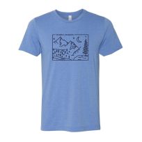Homeplace Apparel Men's Colorado Mono-Line Tee Short Sleeve T-Shirt