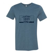 Homeplace Apparel Men's South Dakota License Short Sleeve T-Shirt