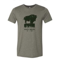Homeplace Apparel Men's South Dakota Bison Hill Short Sleeve T-Shirt