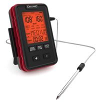 GrillPro Side Table Thermometer, Backlit Display, 13925