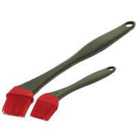 GrillPro Silicone Barbecue BBQ Basting Brush Set, 2-Piece, 41090