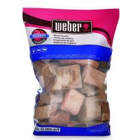 Weber Wood Chunks, Hickory, 17148, 4 LB