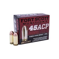 Fort Scott Munitions 45ACP 180 Grain Centerfire Pistol Ammunition, 450-180-SCV