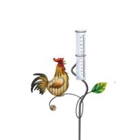 EZRead Rooster Metal Rain Gauge, 860-2006