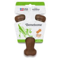 Benebone Wishbone Durable Dog Chew Toy Peanut - Small, 838500