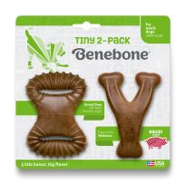 Benebone Dental Chew / Wishbone Bacon - Tiny, 2-Pack, 645400