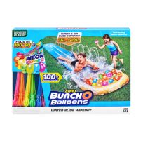 Zuru Bunch O Balloons Neon Colors Water Slide Wipeout, 56495