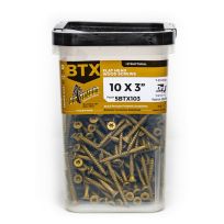 Big Timber Bronze T-25 Flat Head Wood Screw, 320-Count Bucket, 5BTX103, #10 x 3 IN