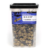 Big Timber Low Prof Bronze T-25 Cabinet Screw, 364-Count Bucket, 5CAB10212, #10 x 2-1/2 IN