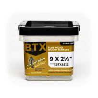 Big Timber Bronze T-25 Flat Head Wood Screw, 96-Count Bucket, 1BTX9212, #9 x 2-1/2 IN