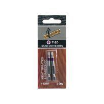 Big Timber T20 x 2 IN Genuine Torx Power Bits, 2-Pack, T20MP, T20 x 2 IN