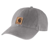 Carhartt Canvas Cap, 100289-APH, Asphalt, One Size Fits All