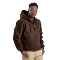 Berne Apparel Men's Heartland Washed Duck Hooded Jacket