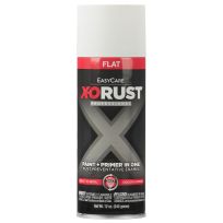 Easycare X-ORUST Paint + Primer in One Flat Enamel, XOP30-AER, White, 12 OZ