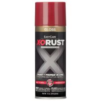 Easycare X-ORUST Paint + Primer in One Gloss Enamel, XOP39-AER, Fiesta Red, 12 OZ