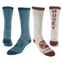 Hooey Men's Athletic Boot Socks, 2-Pack