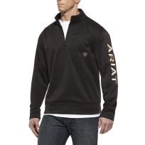 Ariat Men's Team Logo 1/4 Zip Top Sweater