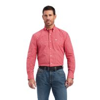 Ariat Men's Pro Series Nevin Stretch Classic Fit Long Sleeve Western Shirt
