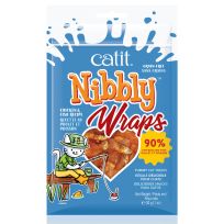 Catit Nibbly Wraps, Chicken / Fish, 44483, 1.05 OZ Bag